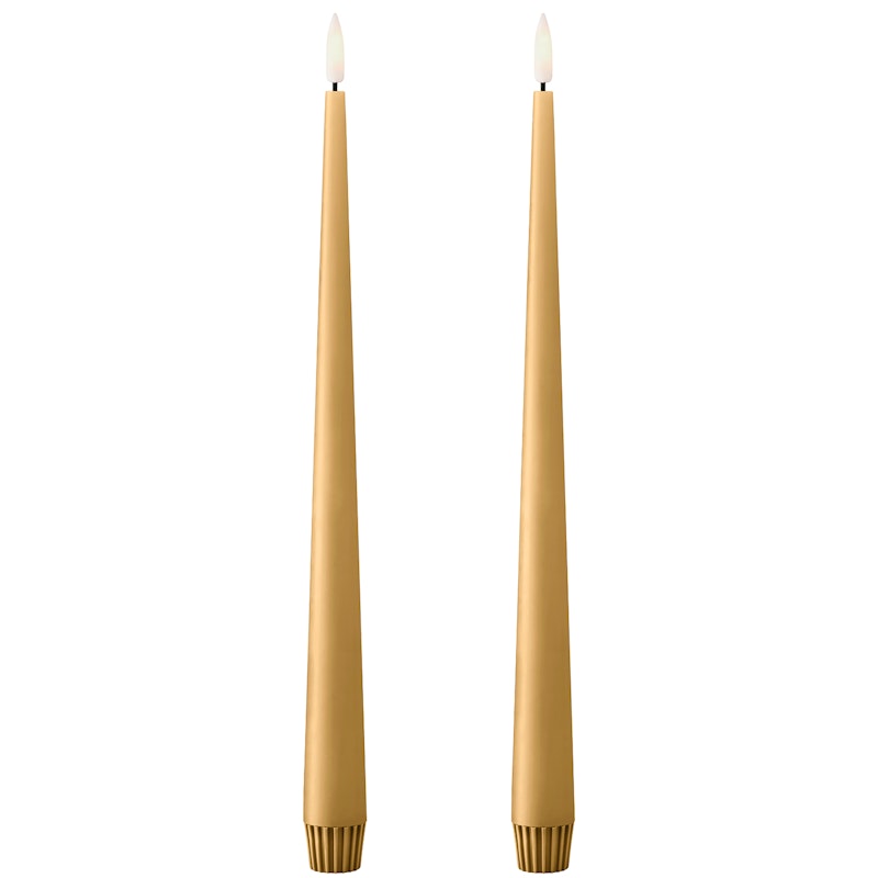 Led-Lys 2-pak 30 cm, Almond Butter
