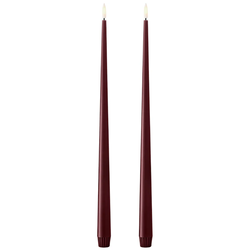 Led-Lys 2-pak 40 cm, Deep Wine