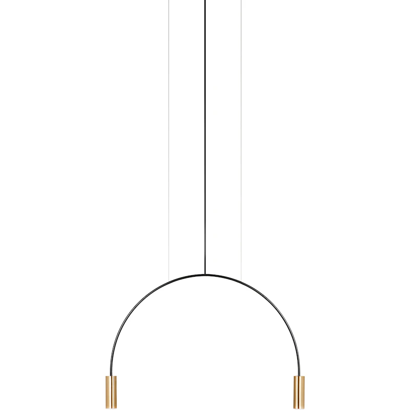Volta T-3535-W Pendel, Sort / Satin Gold / Sort
