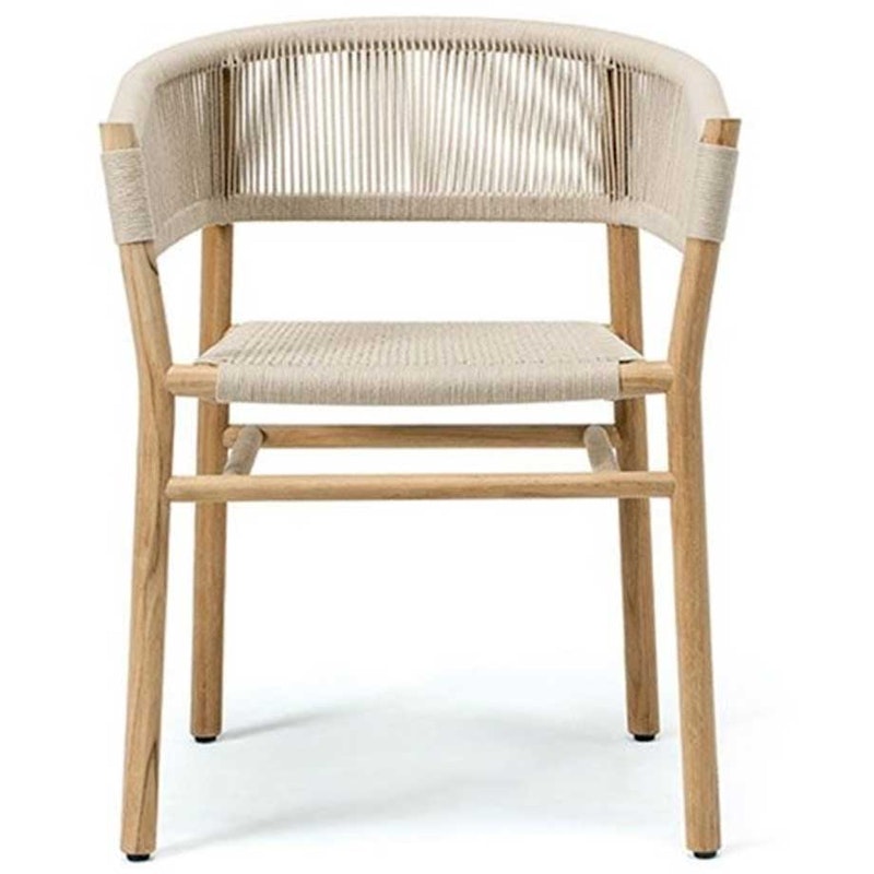 Kilt Dining Armstol, Teak / Sand