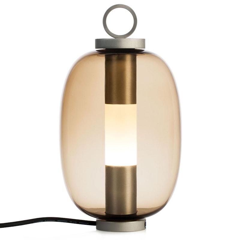 Lucerna Lanterna Bordlampe, Aluminium / Fumé