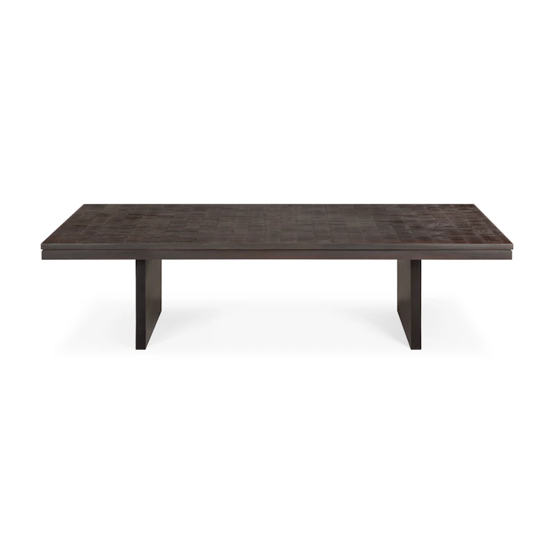 Grooves Sofabord Teak, 65x135 cm