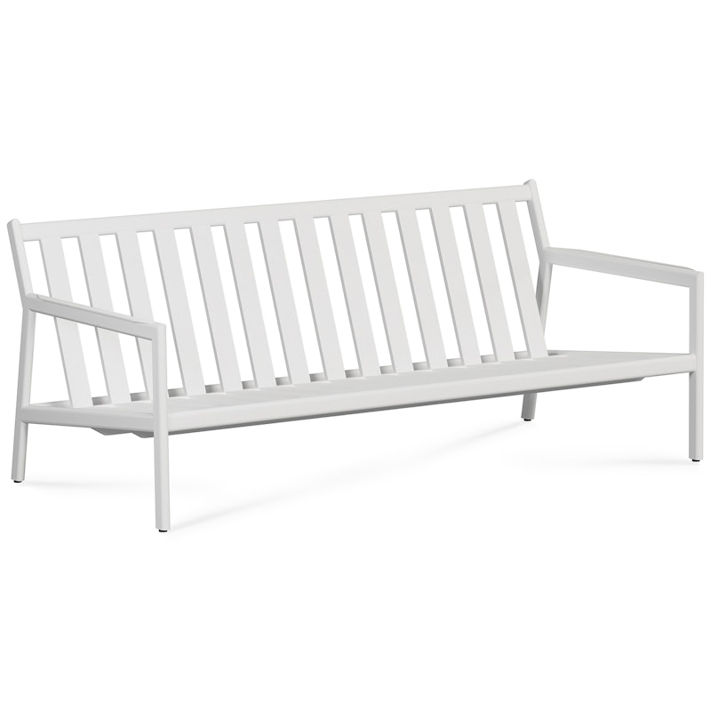 Jack Outdoor 2-Personers Sofa Aluminium, Hvid