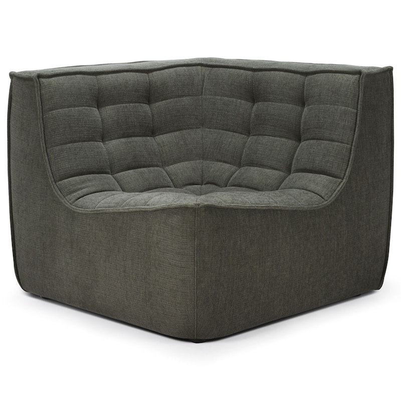 N701 Hjørnesofa, Eco / Moss