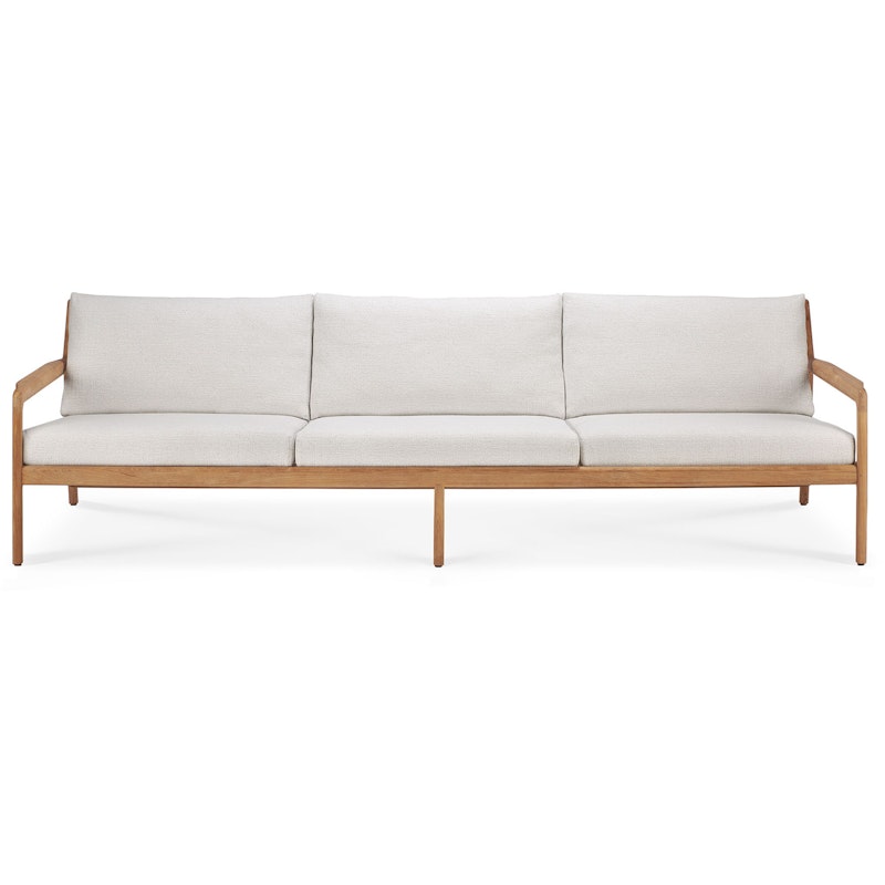 Teak Jack Sofa Outdoor Offwhite, 3-Pers