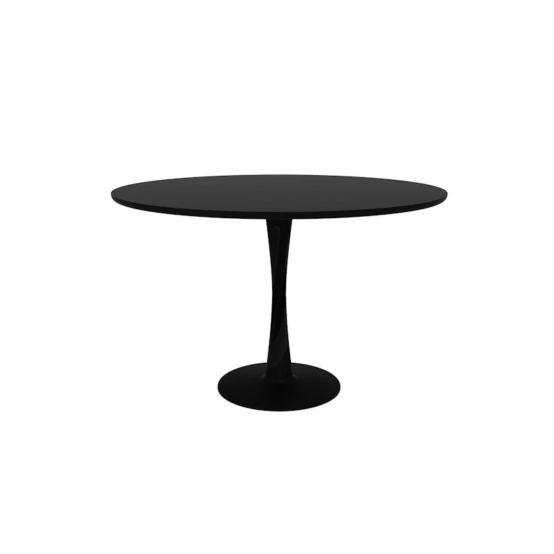 Torsion Bord Ø127x76 cm, Sort Eg