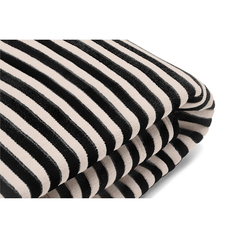 Original Slim Terry Betræk, Sort / Creme