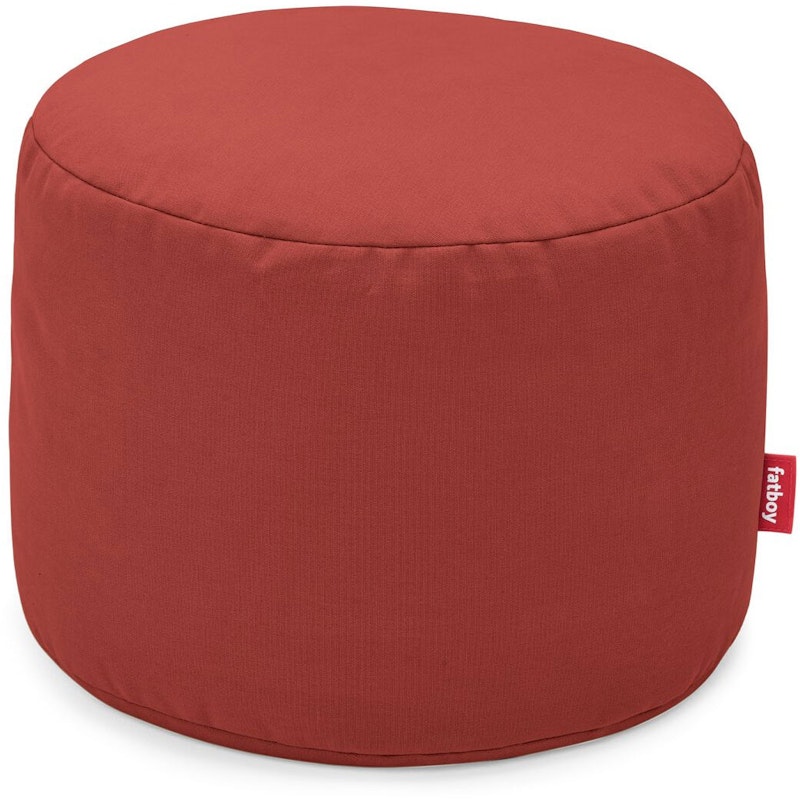 Point Canvas Recycled Puf, Merlot Red