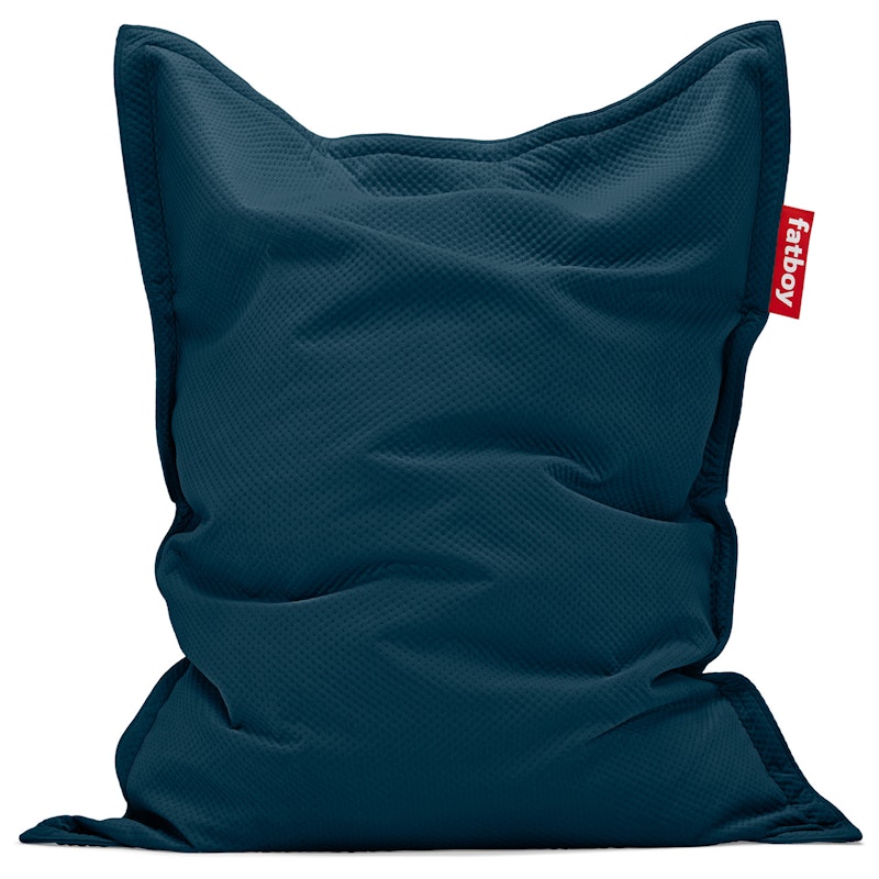 Recycled Original Slim Royal Velvet Sækkestol, Deep Sea