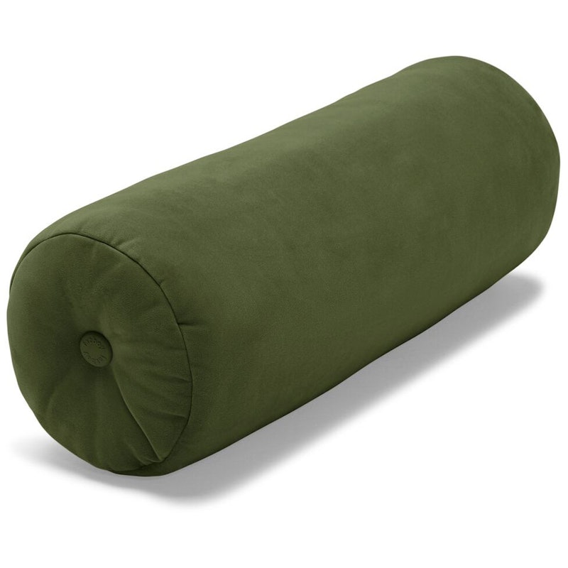 Puff Rolster Recycled Velvet Pude 24x65 cm, Deep Green