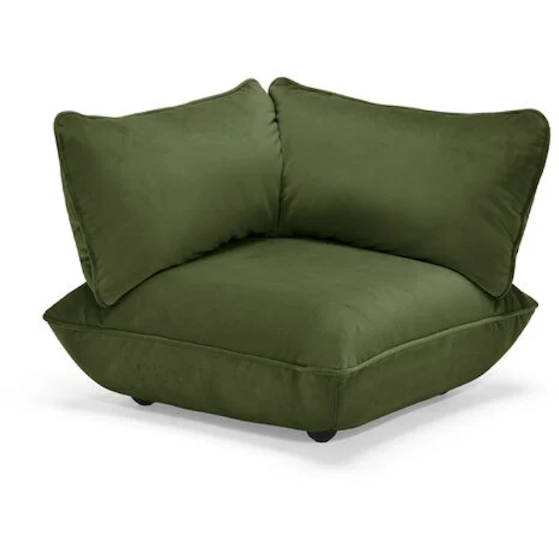 Sumo Hjørnestykke Fløjl, Deep Green