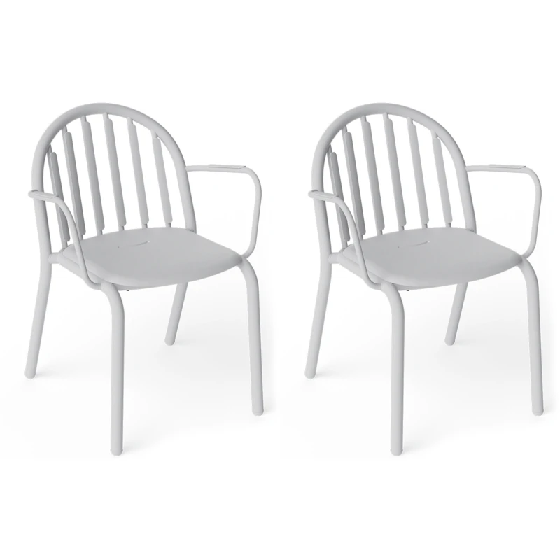 Fred's Armstol 2-pak, Lysegrå