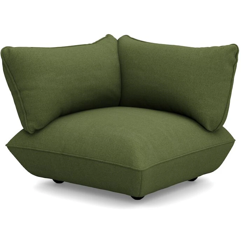 Sumo Boucle Recycled Hjørnestykke, Leaf Green