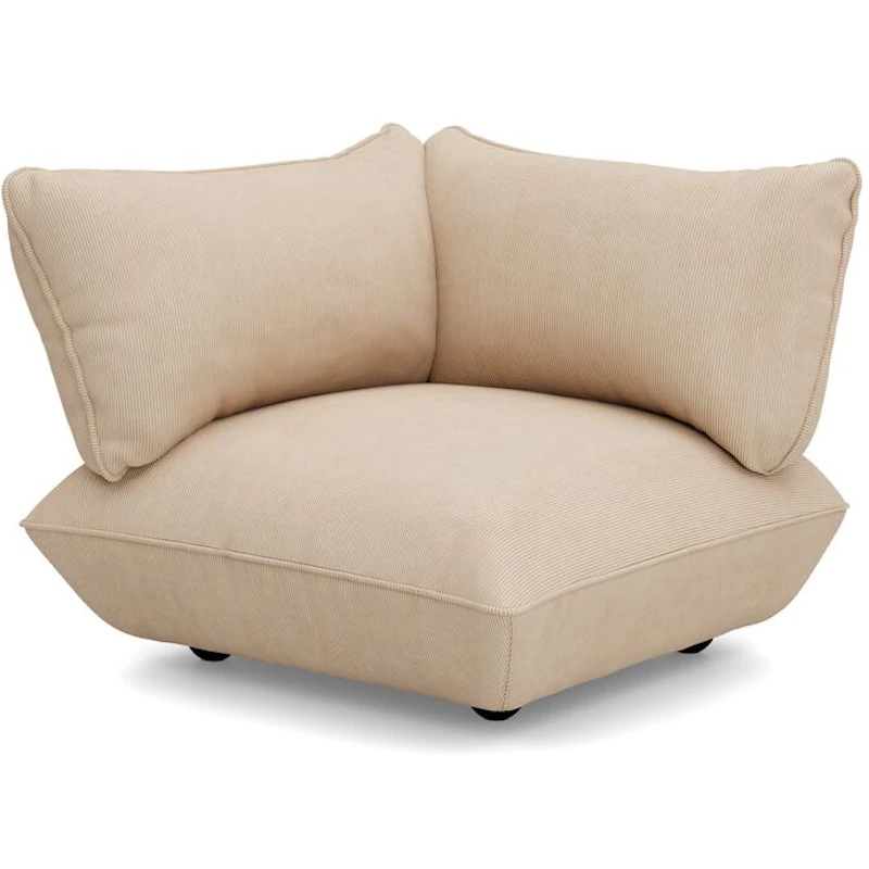 Sumo Left Cord Recycled Hjørnestykke, Beige