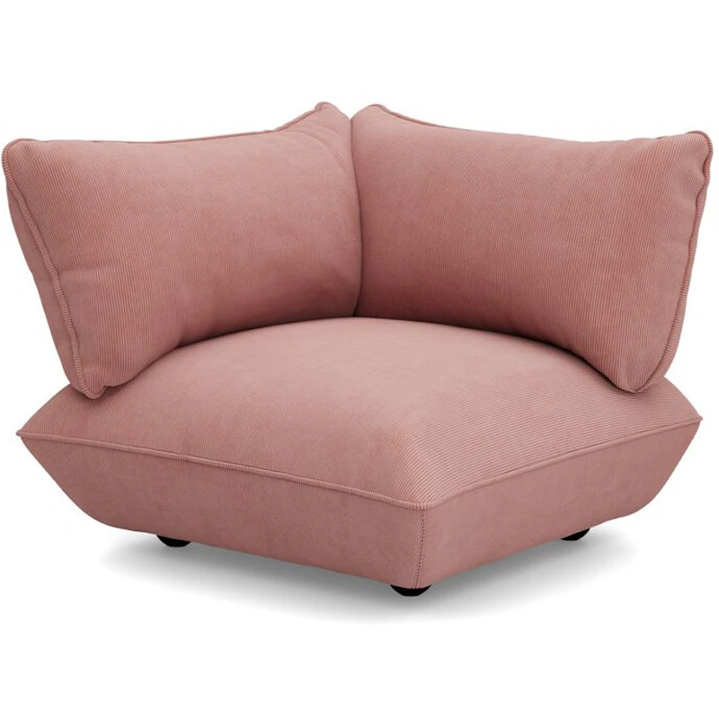 Sumo Left Cord Recycled Hjørnestykke, Soft Pink