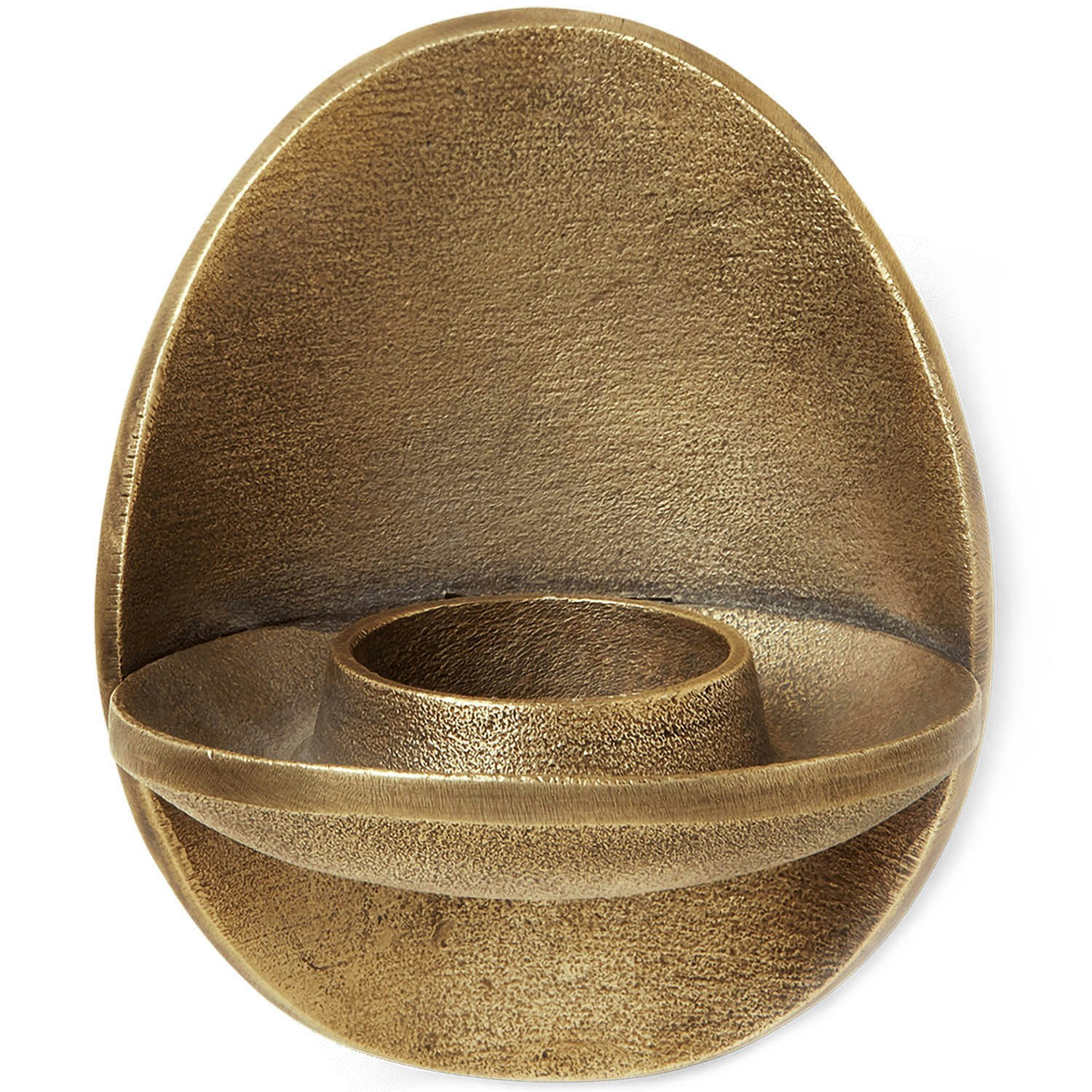 Ferm Living Agap&eacute; V&aelig;glyseholder - Lysestager Aluminium Messing - 1104270023