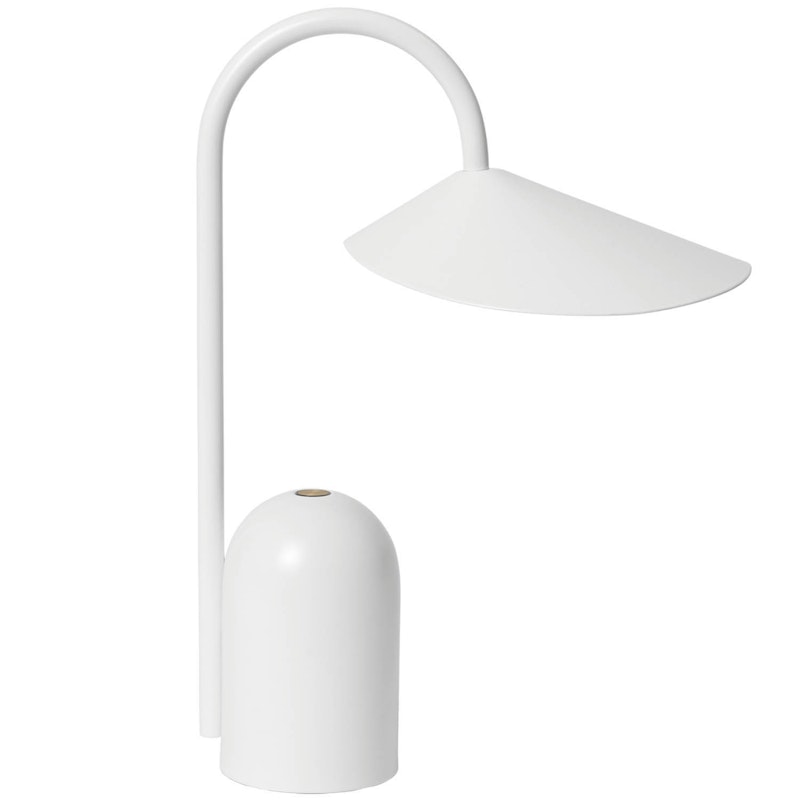 Arum Portable Bordlampe 30 cm, Hvid