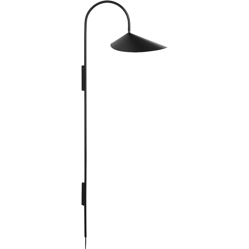 Arum Swivel Væglampe 127 cm, Sort