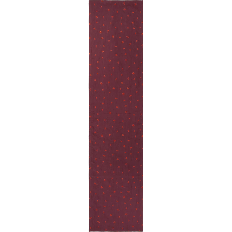Baies Bordløber 40x180 cm, Dark Grape / Picante