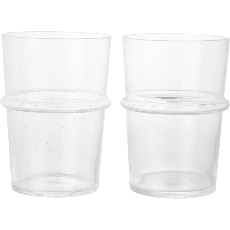 Boya Glas Høj 2-pak, Klart