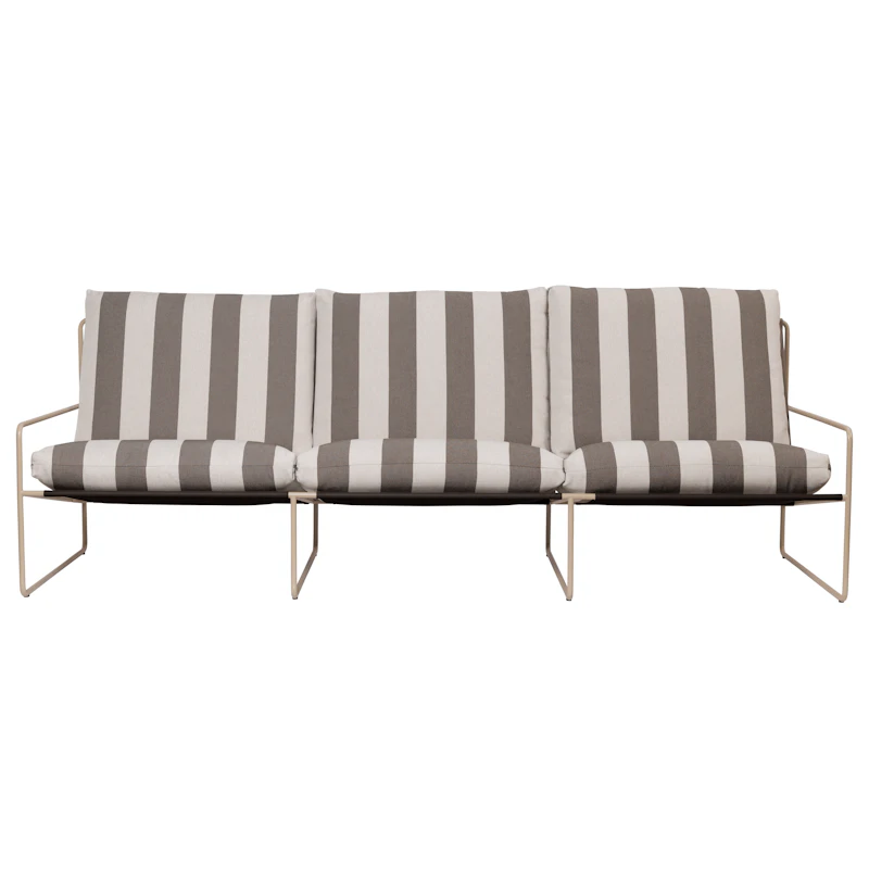 Desert 3-Personers Sofa, Cashmere / Stripe