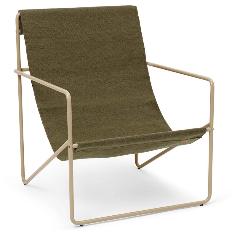 Desert Loungestol, Cashmere / Olive