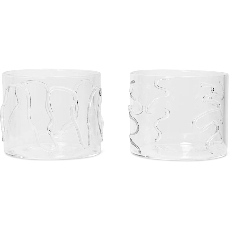 Doodle Drikkeglas 2-pak, 6,5 cm