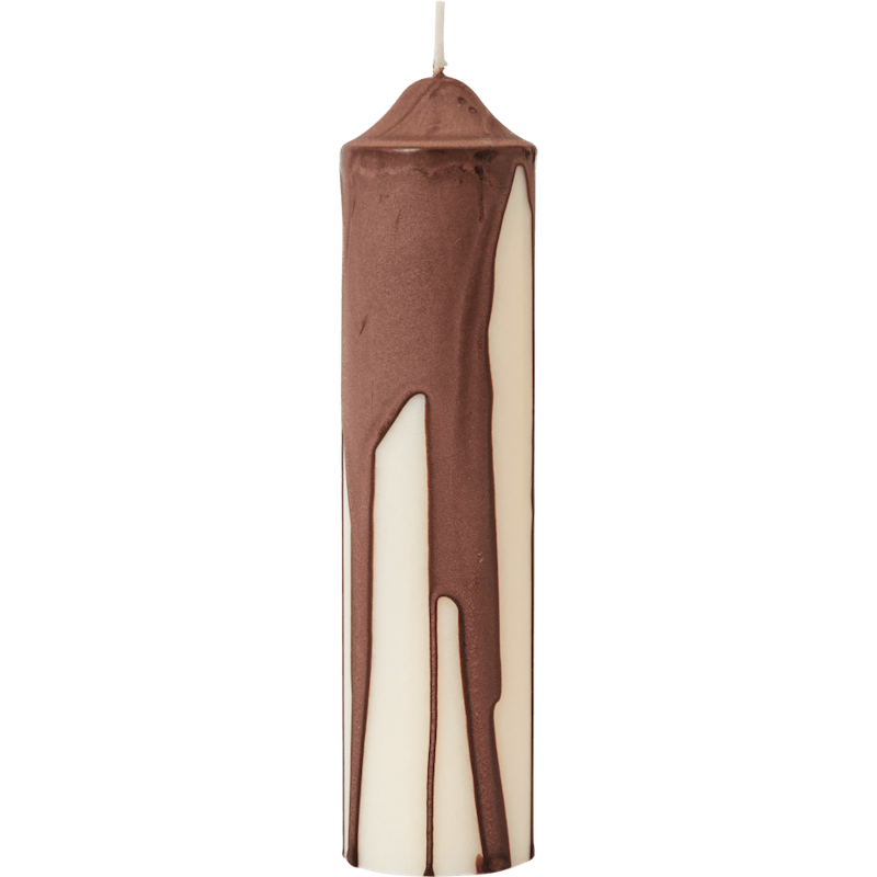Dryp Bloklys 20 cm, Dark Chocolate