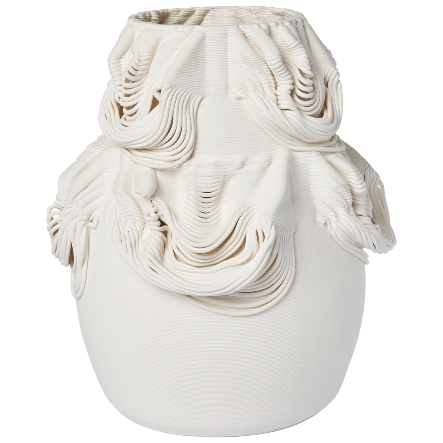 Ferm Living Drisca Vase 23 Cm Offwhite - Vaser Stent&oslash;j Off-White - 1104272102