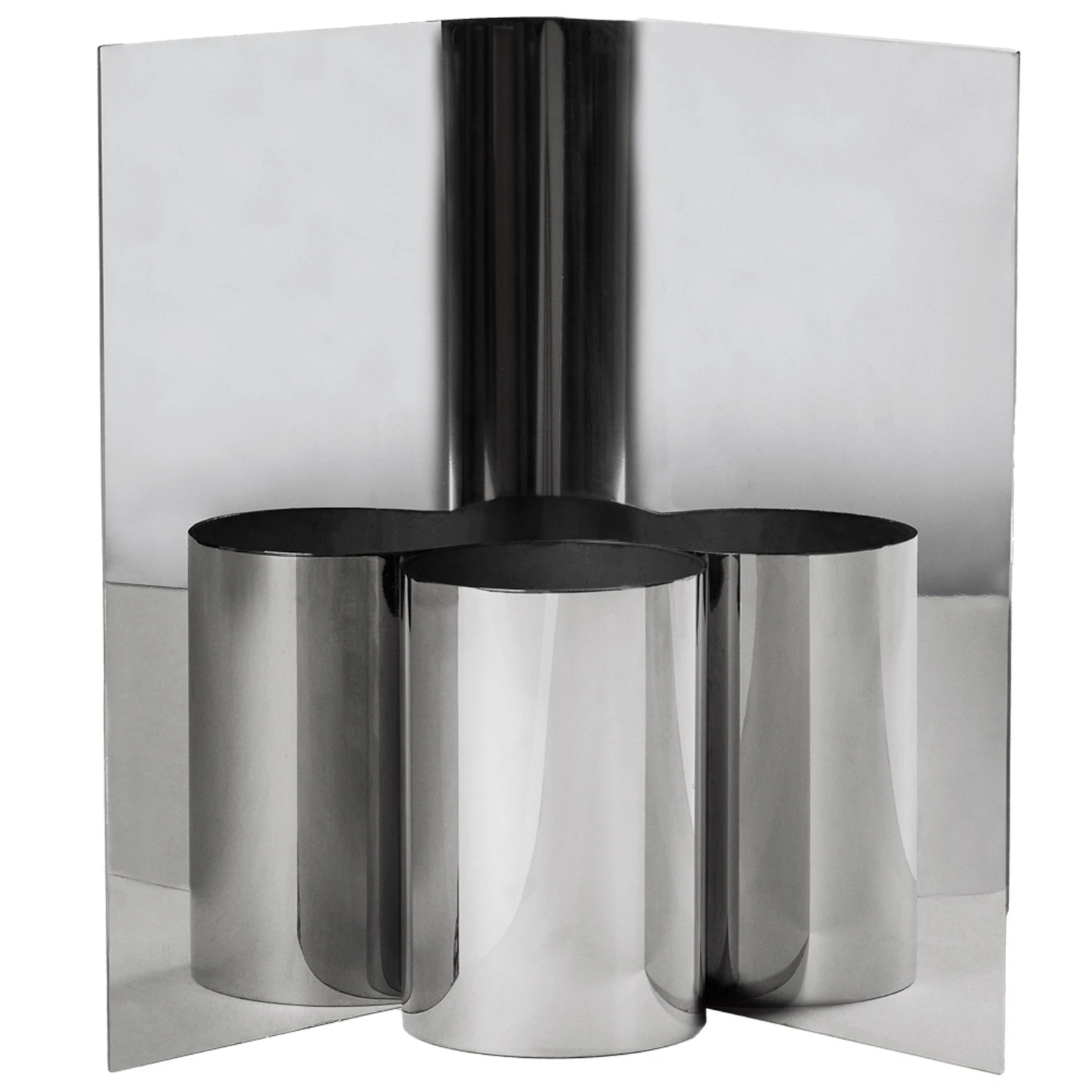 Ferm Living Eddy Vase - Vaser Rustfrit St&aring;l Krom - 1104271124