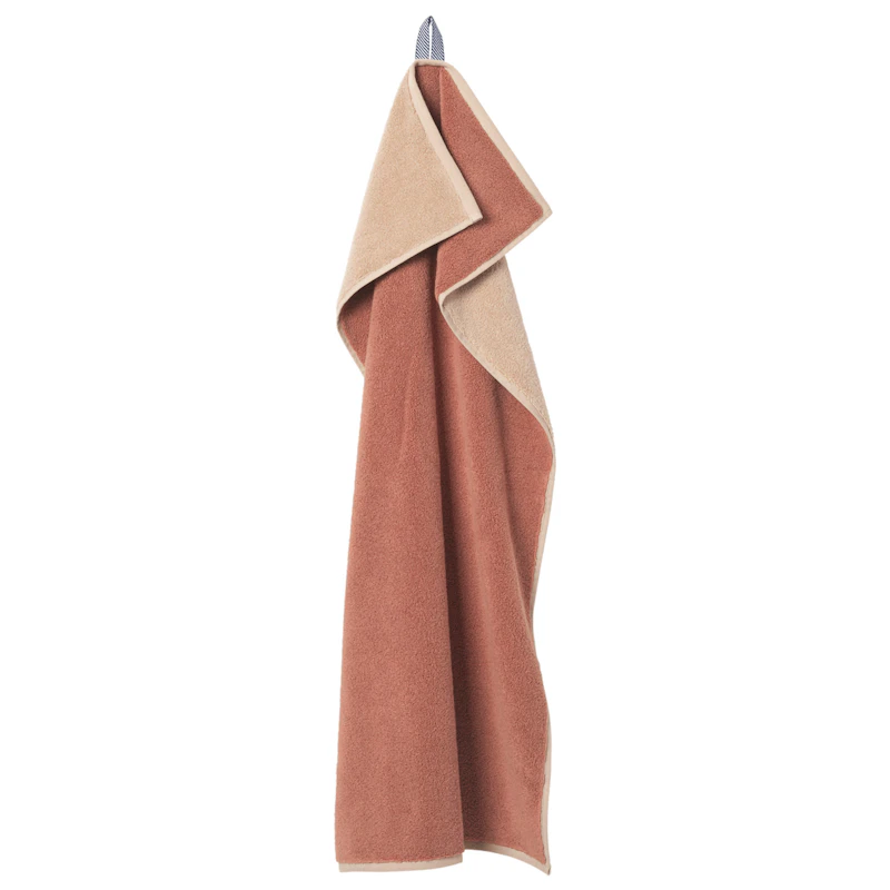 Ekko Hand Towel - Cashmere/Off-white Badehåndklæde 50x100 cm Mocha Cashmere