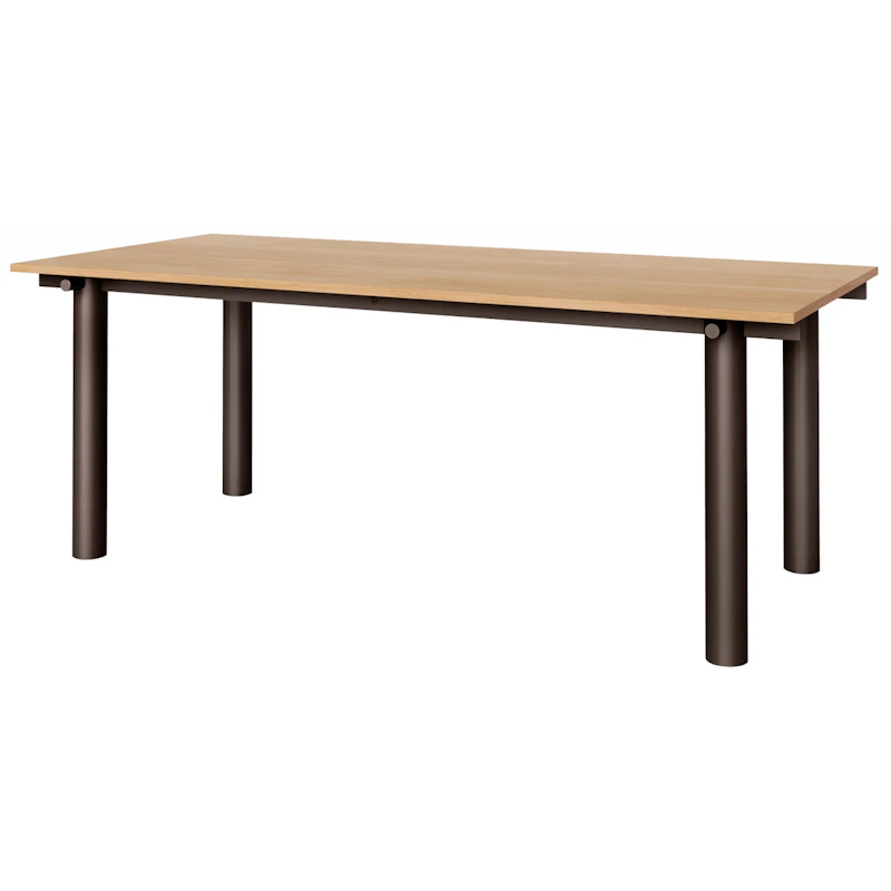 Atura Spisebord 90x200 cm, Dark Chocolate / Egefiner