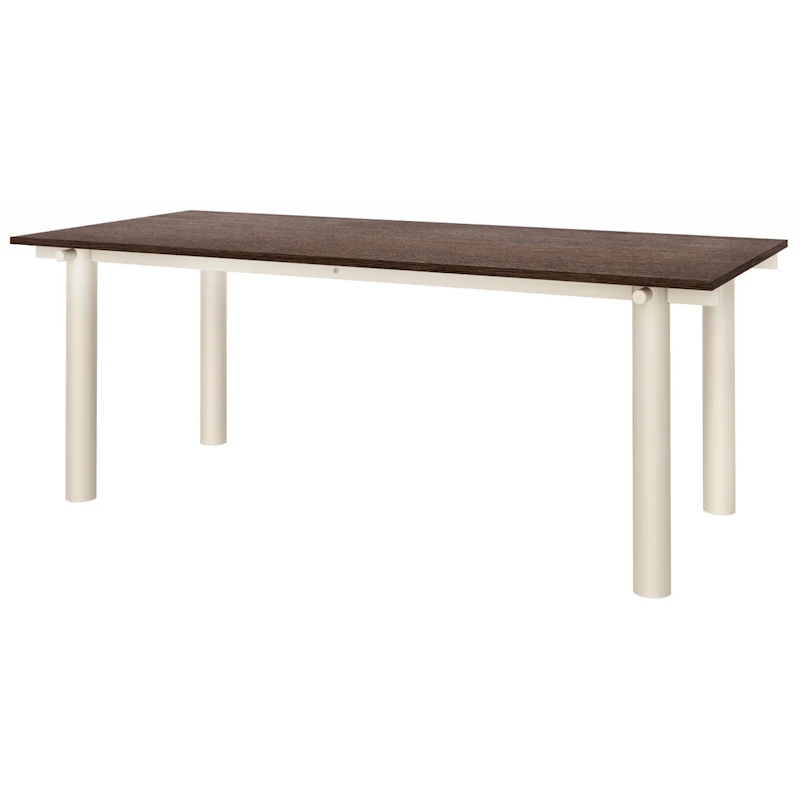 Atura Spisebord 90x200 cm, Lys Kashmir / Mørkbejdset Eg