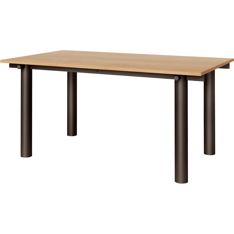 Atura Spisebord 90x160 cm, Dark Chocolate / Egefiner