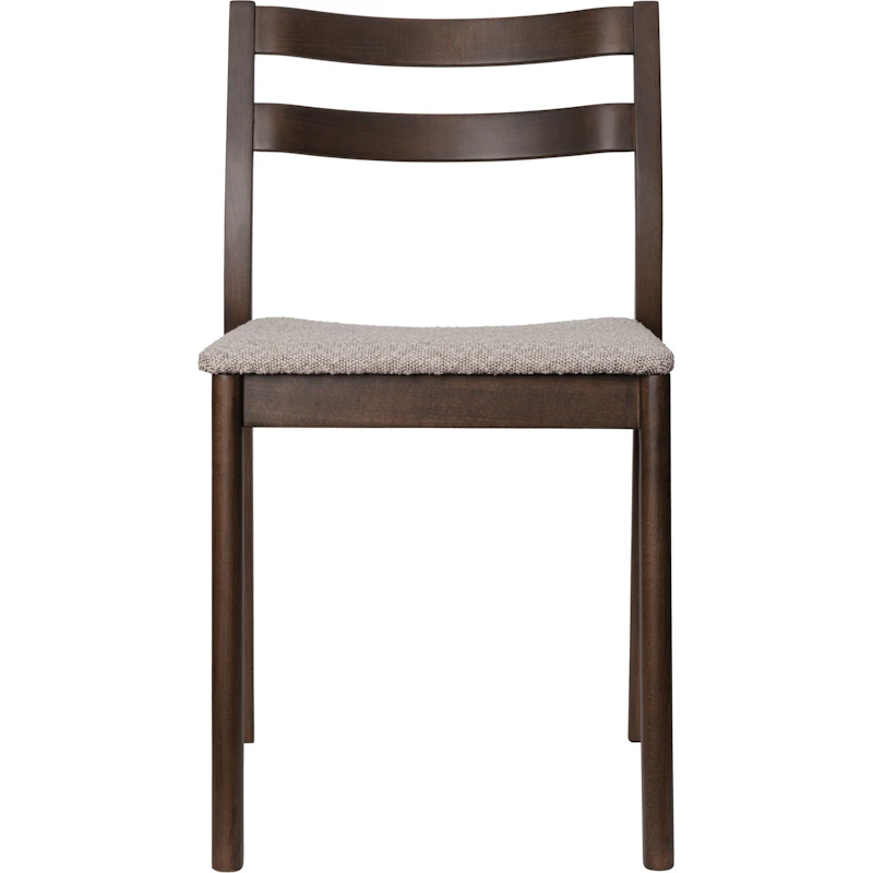 Boda Spisebordsstol Rugged Bouclé, Mørkbejdset Bøg / Natural