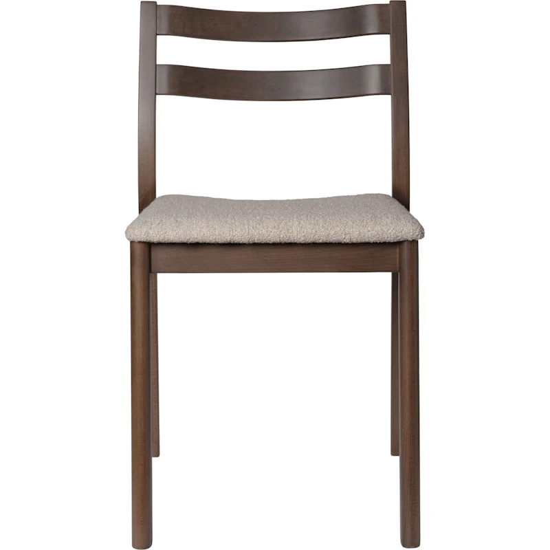 Boda Spisebordsstol Soft Bouclé, Mørkbejdset Bøg / Natural