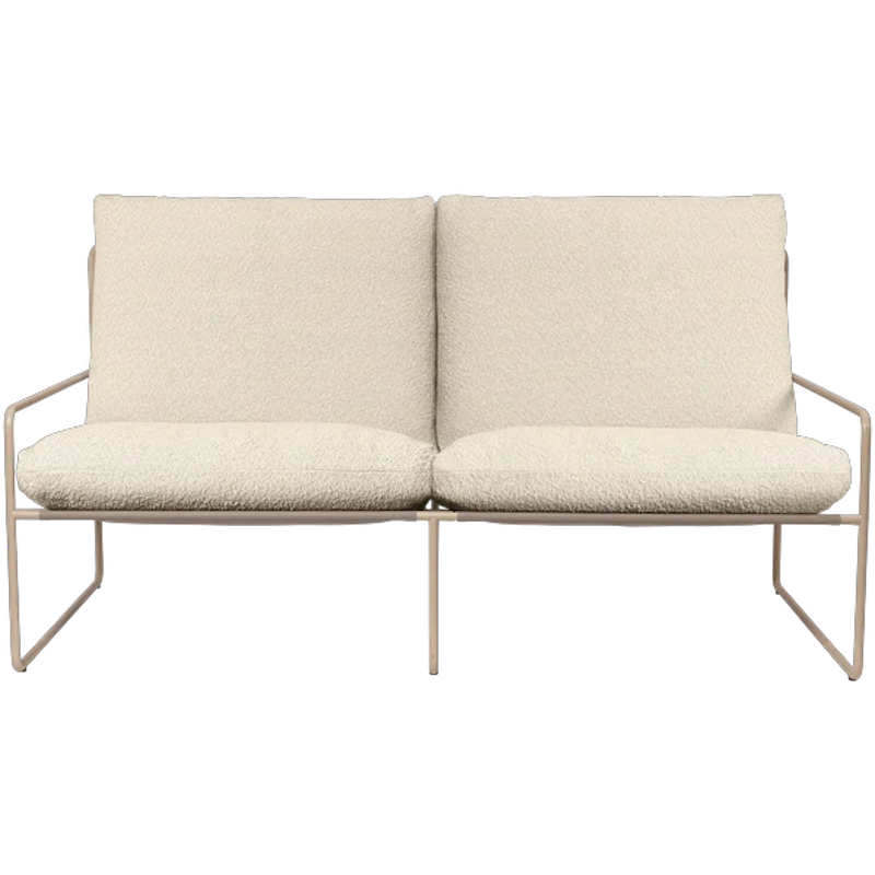 Desert 2-Personers Sofa, Cashmere / Off-White Bouclé