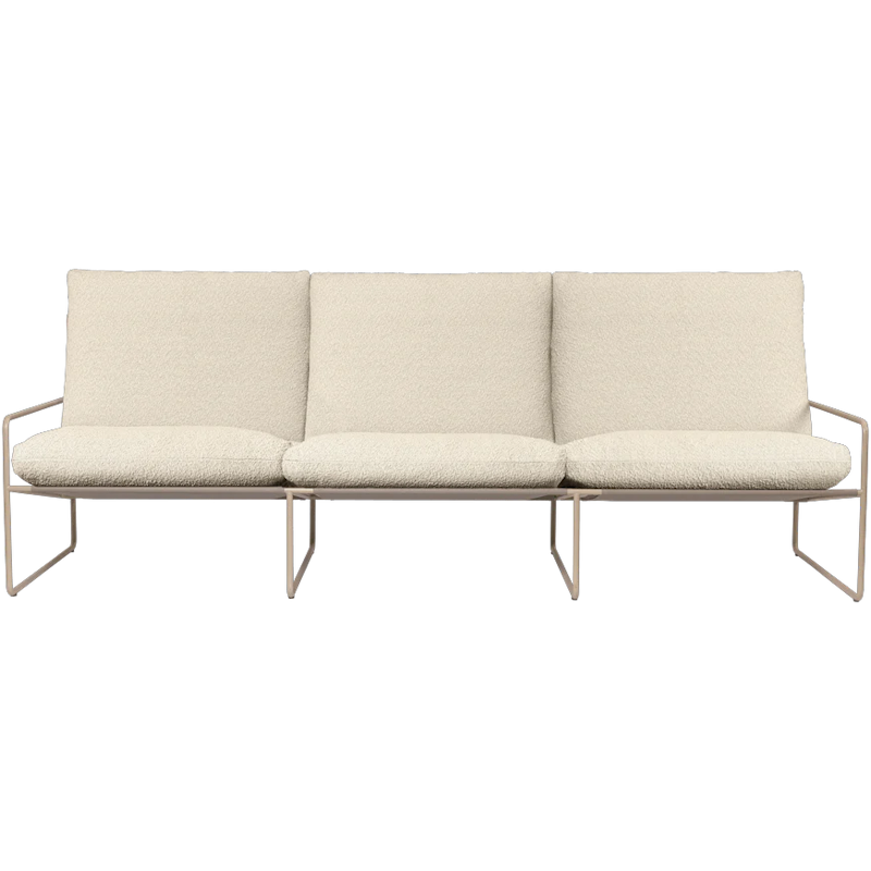 Desert 3-Personers Sofa, Cashmere / Off-White Bouclé