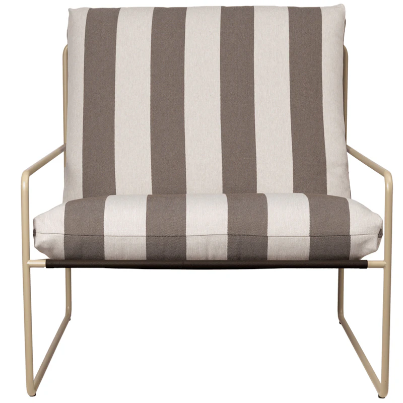 Desert Pudebetræk Striped, Chocolate