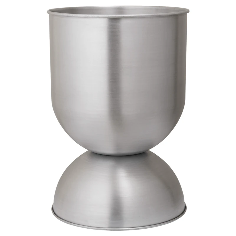 Hourglass Krukke H59 cm, Aluminium