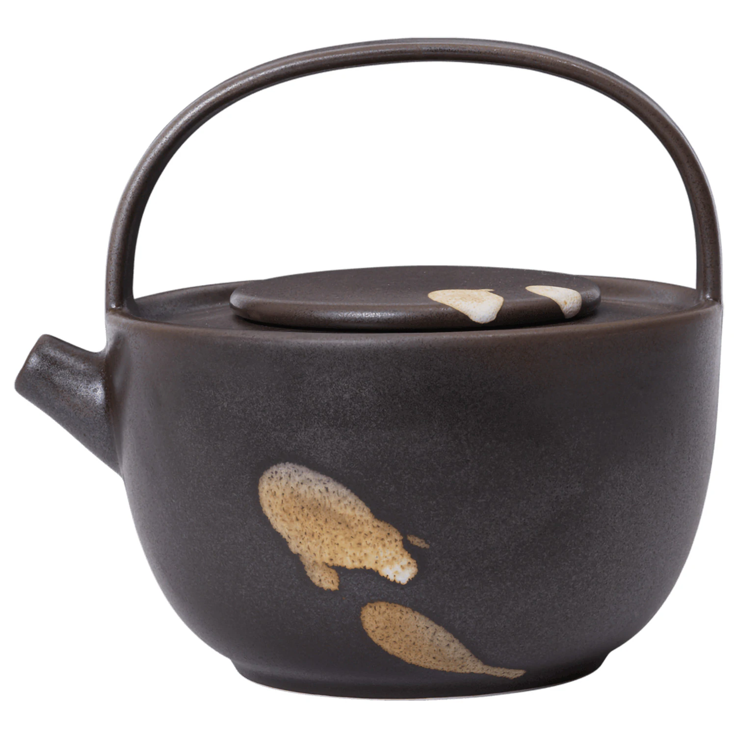 Ferm Living Koyo Tepotte - Tebryggere & Tekander Stent&oslash;j M&oslash;rkebrun - 1104272620