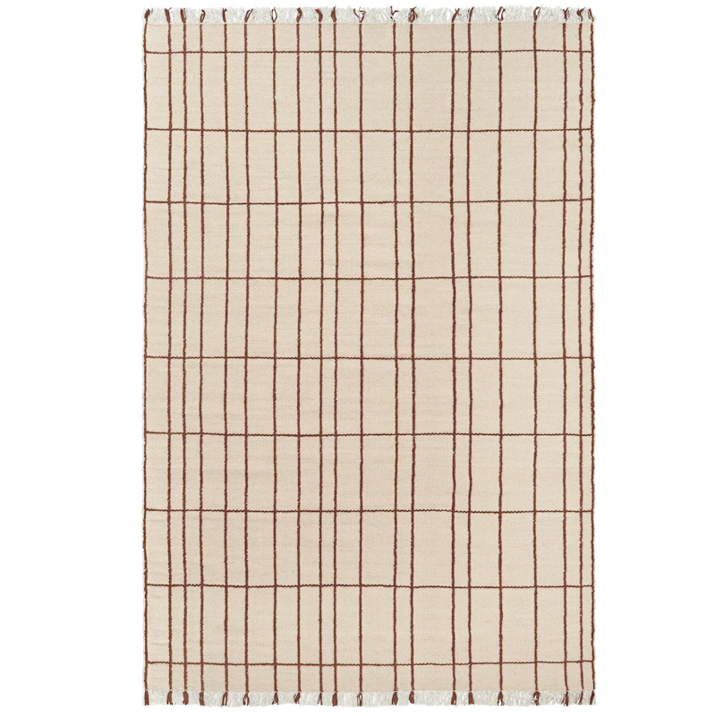 Sen Tæppe 200x300 cm, Kastanje