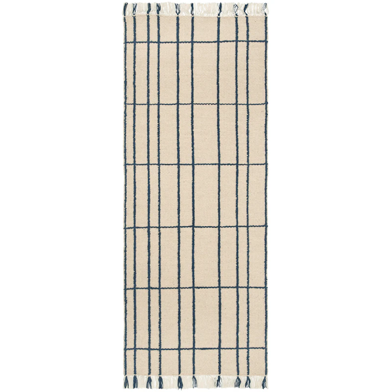 Sen Tæppe 80x200 cm, Indigo