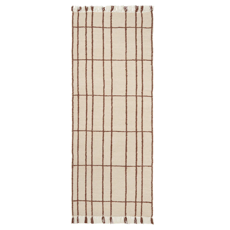 Sen Tæppe 80x200 cm, Kastanje