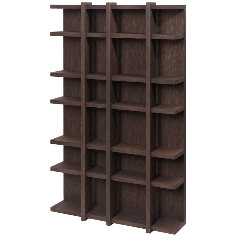 Tilem Væghylde 4x6, Dark Oak