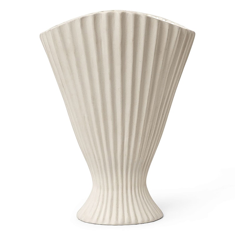 Fountain Vase, Offwhite