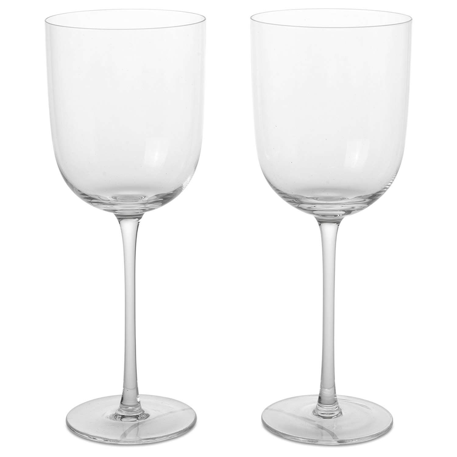 Ferm Living Host R&oslash;dvins 2-pak e - Vinglas Glas Klar - 1104267624
