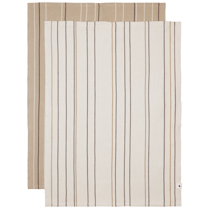 Ito Viskestykke 50x70 cm 2-pak, Parchment / Cashmere