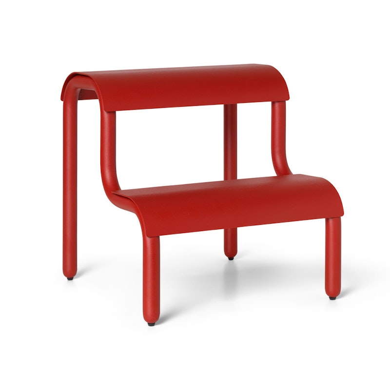 Up Step Taburet, Poppy Red