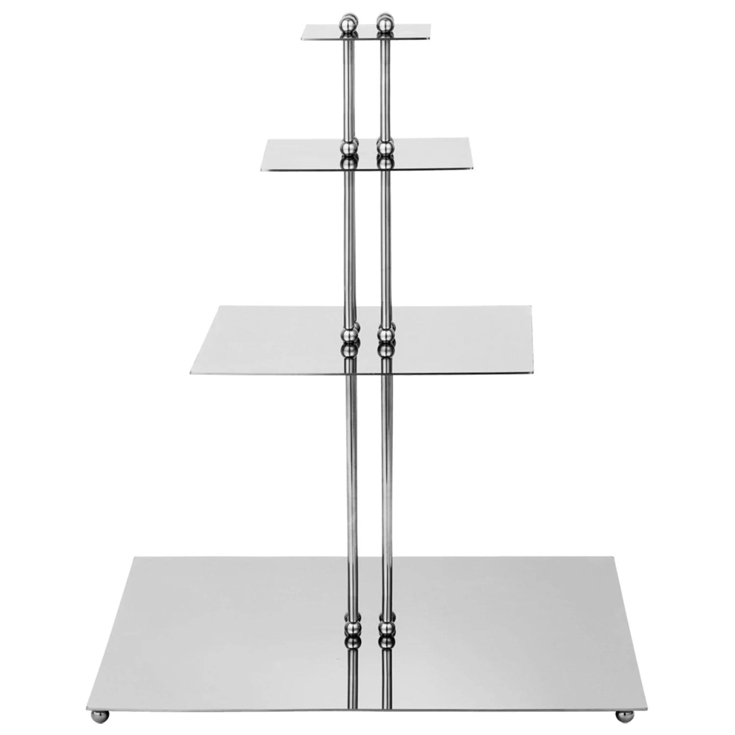 Ferm Living Orbelle Kageopsats - Kagefad, T&aelig;rtefade & Sk&aring;le Rustfrit St&aring;l Mirror Polished - 1104272374